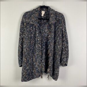 Chico's Multicolor Textured Cardigan